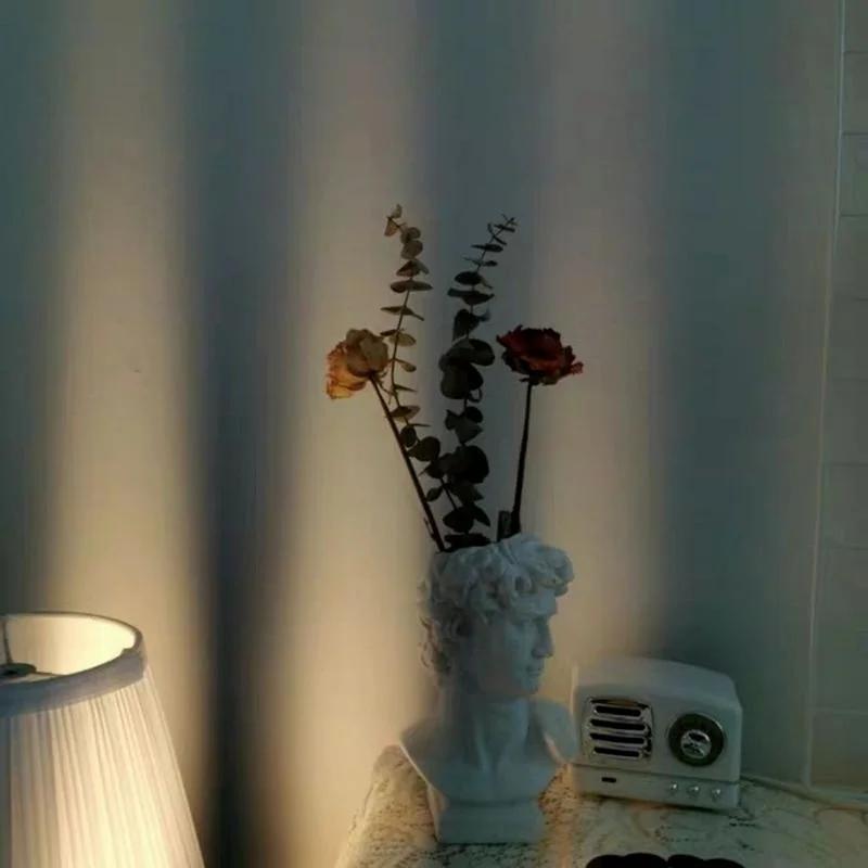 Vaso hidropônico nórdico, ornamentos, vaso de flores, pincel de maquiagem, balde de armazenamento, adereços para fotos, decoração de casa vintage