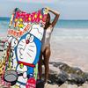 Cartoon D-Doraemons Anime Beach Swimming Towel Soft Absorbent Washcloth Children's Gifts for Kids Travel Camping Gym