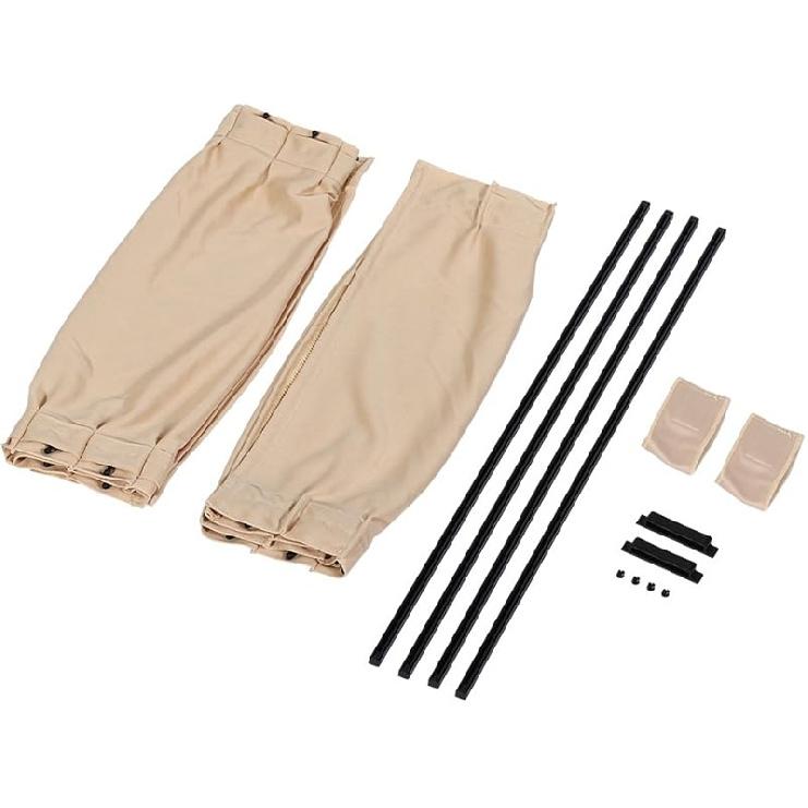 

Ejoyous Car Window Shade, 2Pcs Auto Side Window Sunshades Curtains Adjustable Sun Shade Drape Visor Valance Curtain for Breastfeeding, Sleeping, бежевый