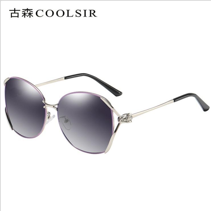 Sunglasses Women's Metal Polarized Sunglasses Anti Ultraviolet Anti Glare Polarized Driving Sunglasses