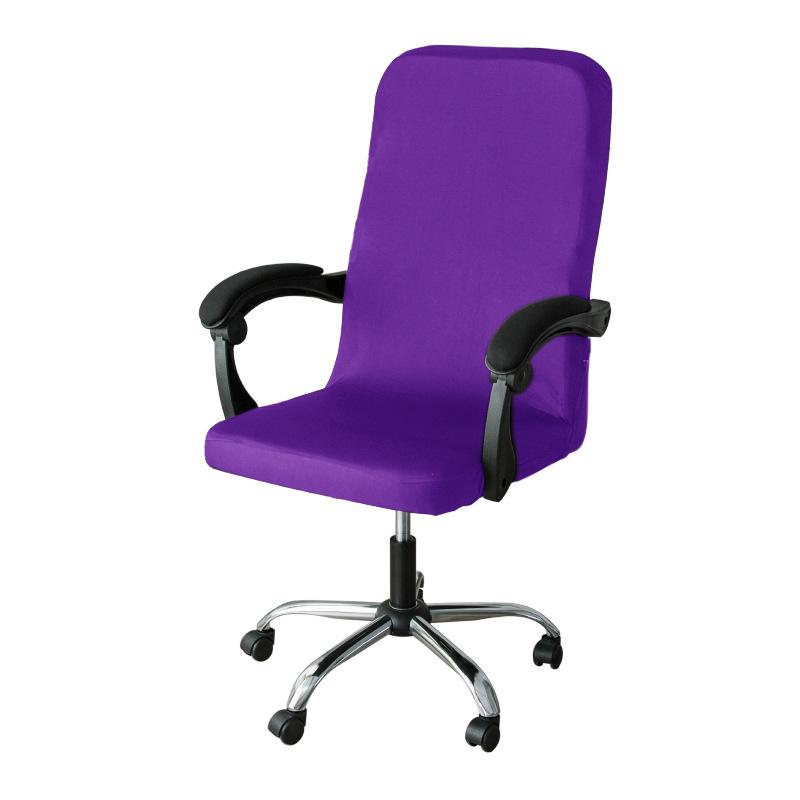 Elastic Office Computer Swivel Chair Covers Solid Color Gaming Armchair Protector Spandex Washable Chair Slipcover for Study