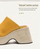 2024 Summer Women's Peep-toe Wedge Heel Slippers - Stylish Thick-soled, Height-increasing, Versatile Outdoor Footwear