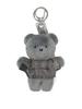 Millo Archive Fluffy Point Bear Keychain [Charcoal]