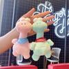 Adorable Big-Eyed Dinosaur Plush Pendant - Cute Bag Charm and Claw Machine Doll