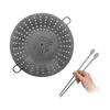 Silicone Steaming Stand & 2-Way Chopsticks Set: Steamer, Steaming Pot, Steamer Basket, Steam Plate, Non-Slip, Heat Resistant, Dishwasher Safe,