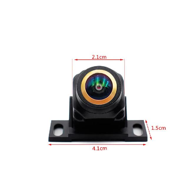 HD1296*1080P 180 Gradi CCD Obiettivo Fisheye Visione Notturna Starlight Telecamera Anteriore / Posteriore per Veicolo Telecamera di Retromarcia per Auto