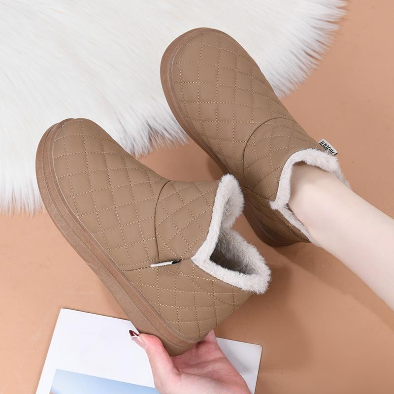 Snow Boots, Fleece and Thickened Shoes, Casual Anti-slip Boots, Short-leg Cotton Shoes