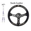 VERTEX 320mm Car Steering Wheel Deep Dish 6 Bolts Universal Sports Steering Wheel With Leather Embroider