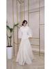 2025 Autumn Retro Palace Style Elegant Long Sleeve Maxi Dress for Women
