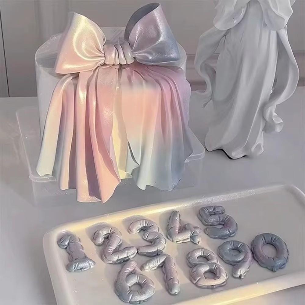 Silicone Chocolate Baking Tool Food Grade Resin Clay Mold Creative DIY Number Mold