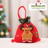 Christmas Eve Gift Tote with Santa, Snowman & Reindeer Design