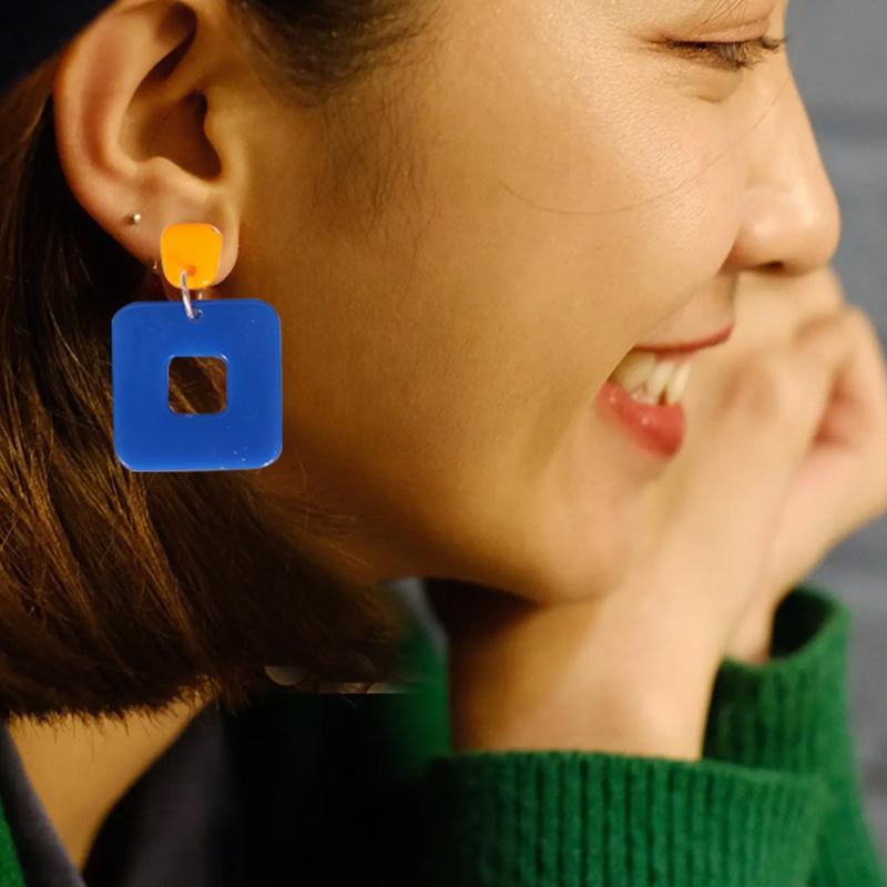 Resin Earring Molds DIY Crystal Epoxy Mold Stripe Shape Homemade Jewelry Silicone Mold for Making Earring Pendant Craft