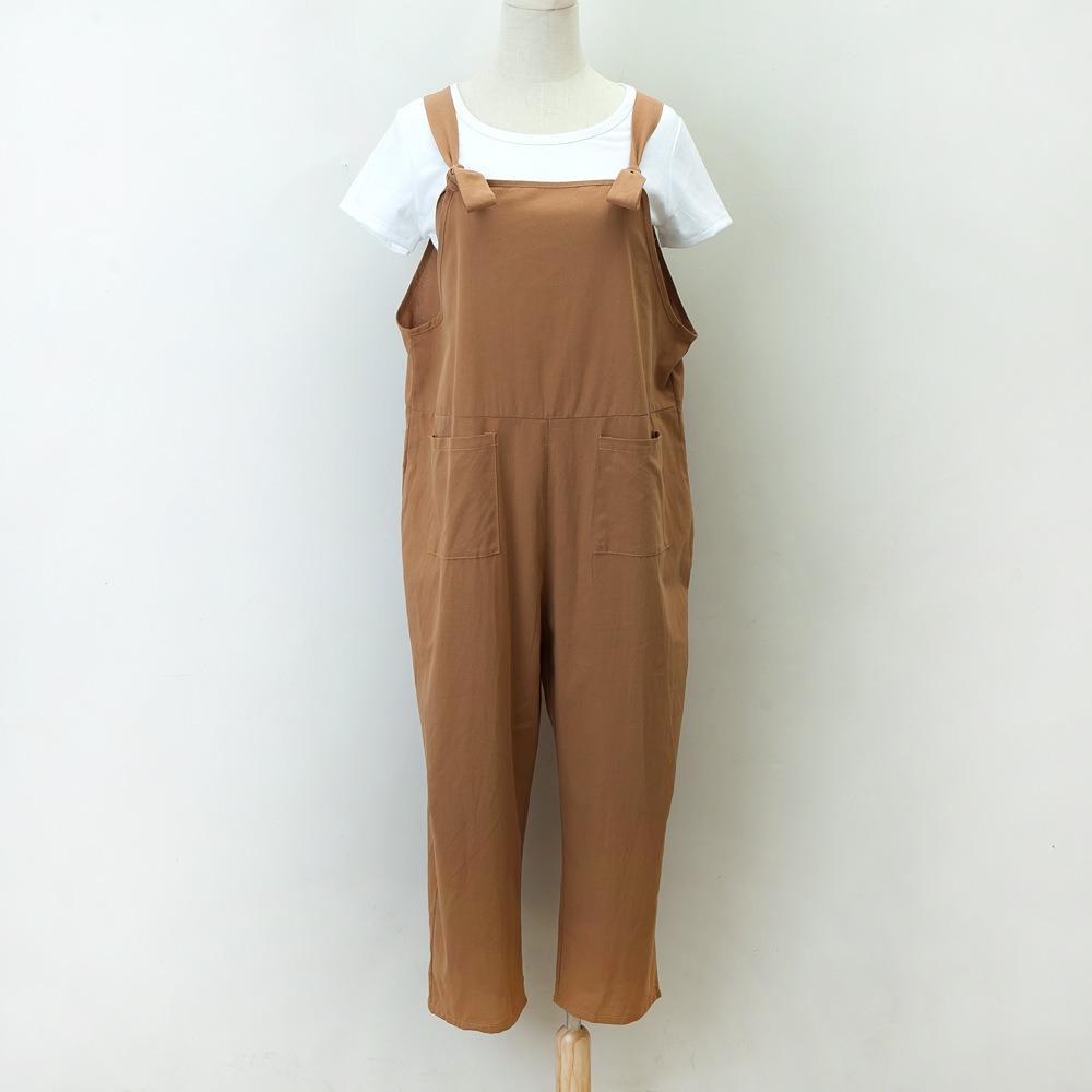 HEIßE Mode Frauen Mädchen Lose Solide Overall Strap Latzhose Haremshose Damen Overall Hosen Casual Playsuits Plus Größe S-5XL