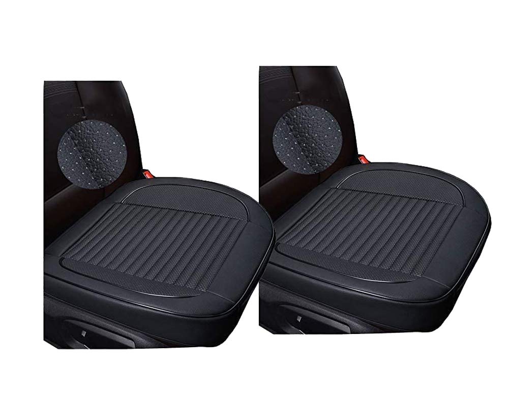 

Car seat cover universal pieces for front all 55cm x [inotenka] set, cushion, mat, breathable, non-slip, 035-zx (2 seats, black, approx. 55cm)