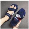 Men's Summer Lightweight EVA Non Slip PVC Sole Straps With Exposed Toes For Casual Beach Sports Sandals, Suitable For Outdoor Wear