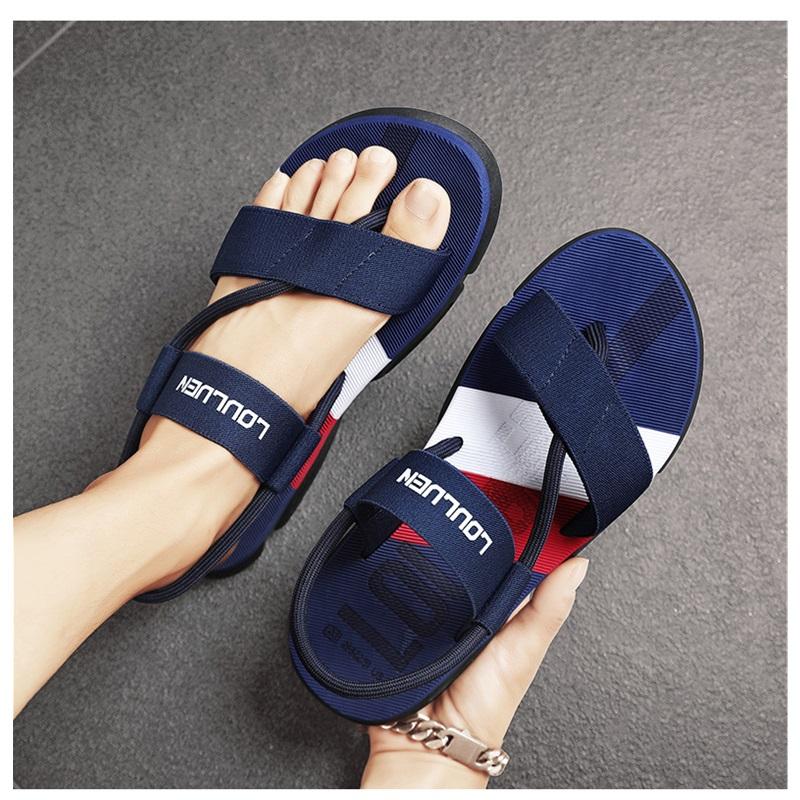 Men's Summer Lightweight EVA Non Slip PVC Sole Straps With Exposed Toes For Casual Beach Sports Sandals, Suitable For Outdoor Wear