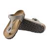 Birkenstock Gizeh Faux Leather Comfortable Flat Flip Flops Unisex Footwear Gray 0043393