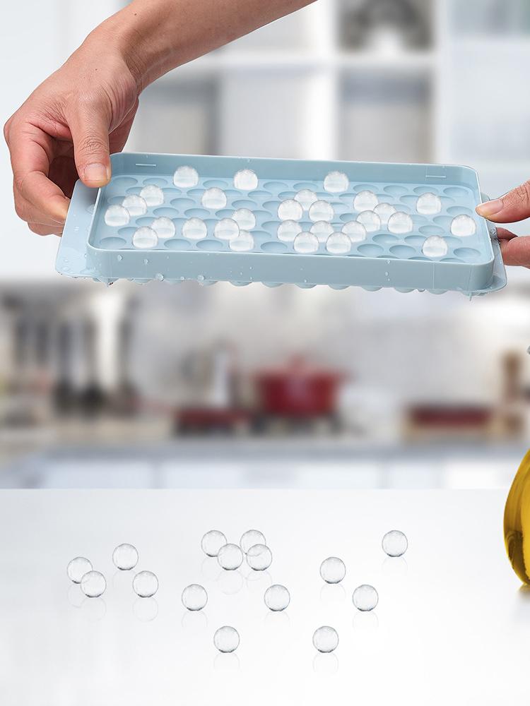 Isbitsformar, Miniisbitsform, Isbollsmakare, PA-fri isform för snabb nedkylning, 104 fack med lock, för smoothies