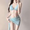 Women's Sexy Two-Piece Bikini Set - European and American Style Hot Spring Swimwear