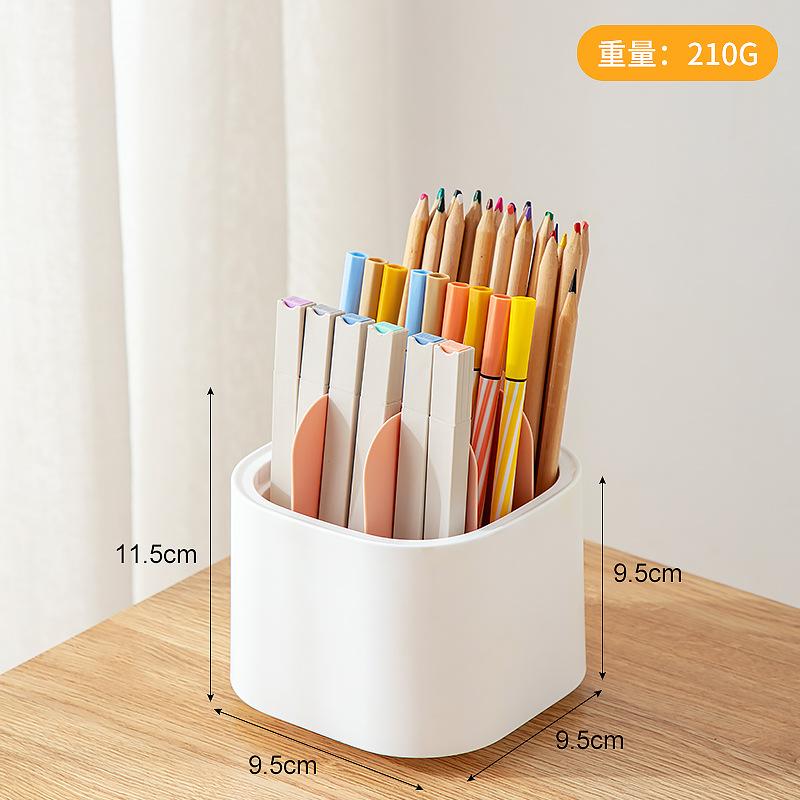 Stolní organizér Průhledný otočný držák pera Organizér police na psací potřeby Zásobník na psací potřeby Držák na pera