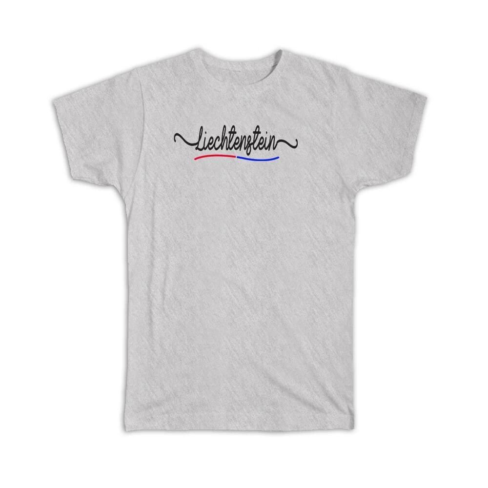 Gift T-Shirt : Liechtenstein Flag Colors citizen Travel Expat 3XL