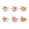 18pcs Mini Flower Hair Claw Clips Small Flower Hair Clamps All Matching Sweet Hair Clips for Girls Women