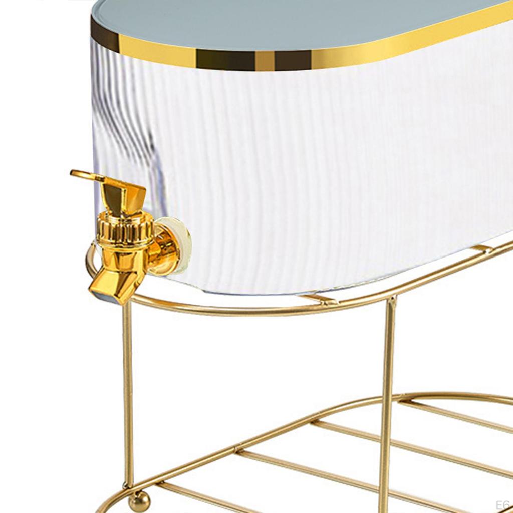 Beverage Dispenser with Spigot, Drink Container, Easy To Clean Sturdy Iced