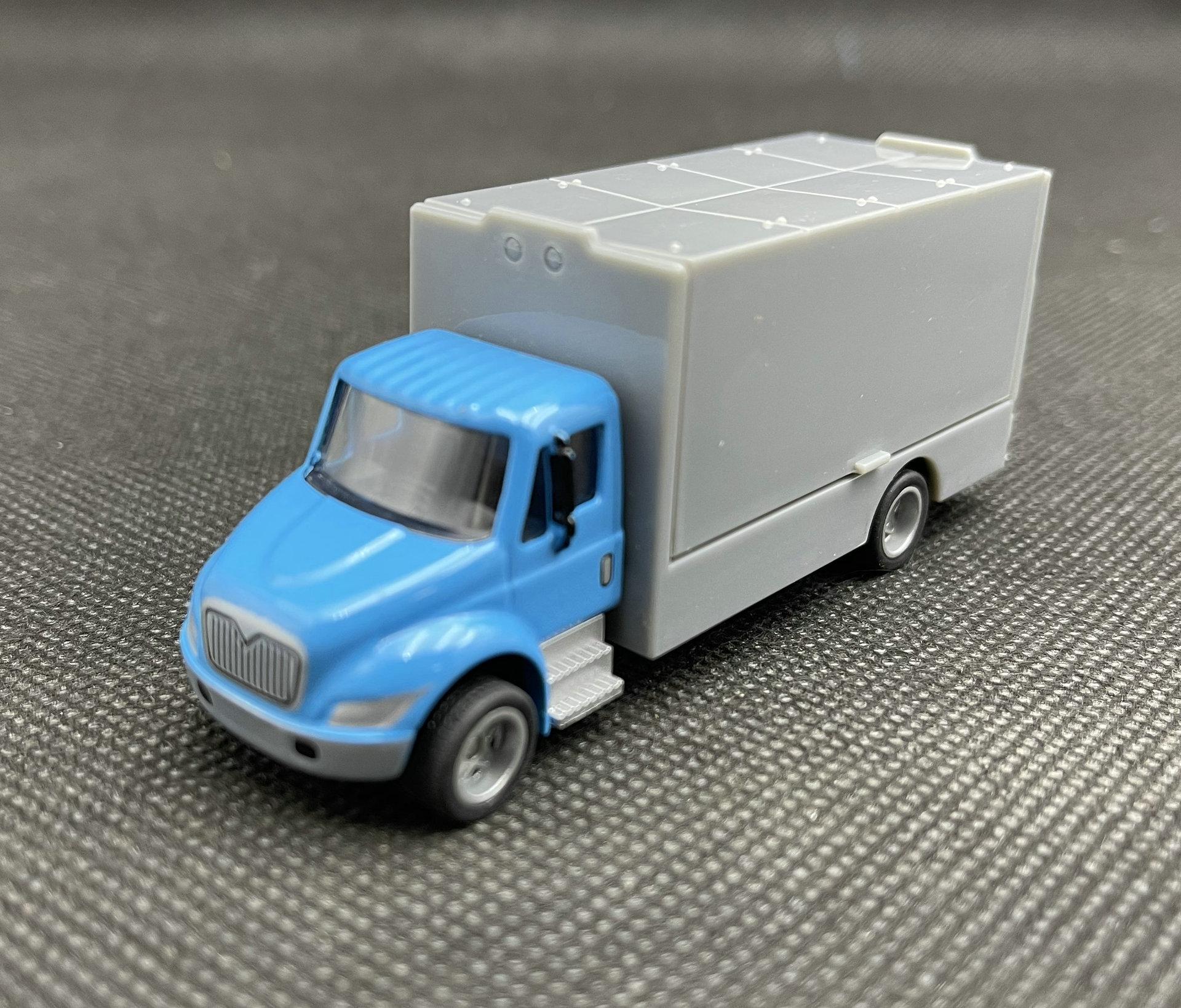 

1:36 Simulation Of American Alloy Truck Toys Realistic Mini Tanker Trucks Can Lift The Lid Of The Small Truck Boy Toy Gift синій