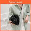 Dumpling Wrap Wrinkled Crossbody Bag Soft Compact Handbag For Women Outfit Daily