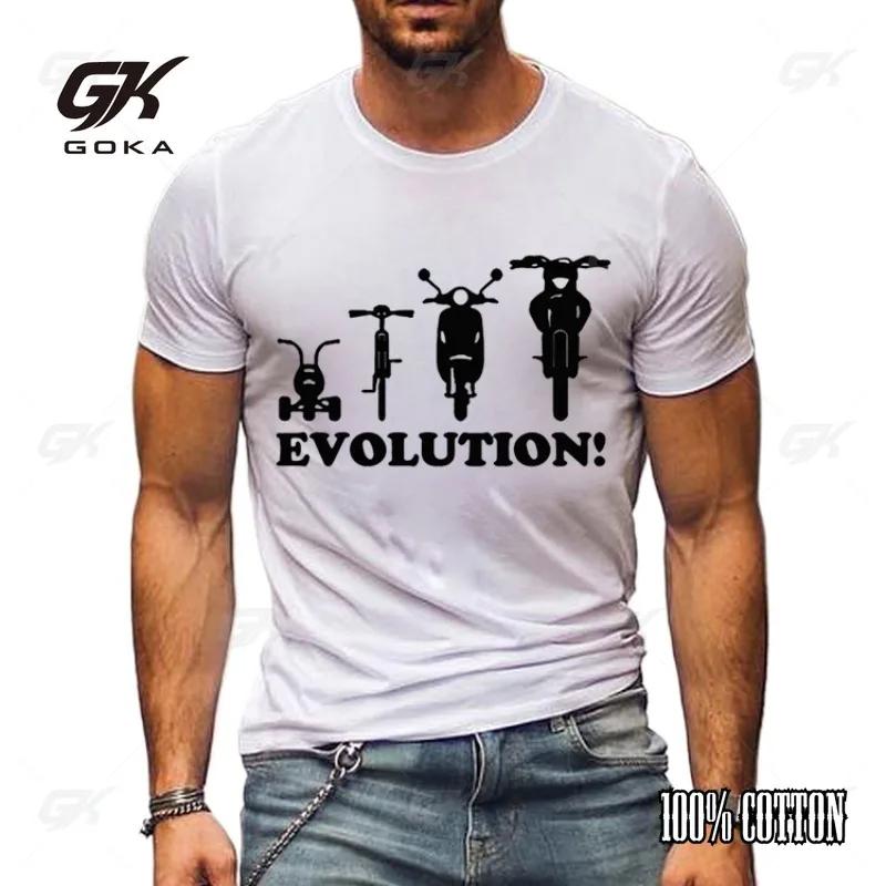 Cute Evolution Print Tshirt Mens Fashion Casual Graphic Print Tshirt Boys Short Sleeve Top tee S