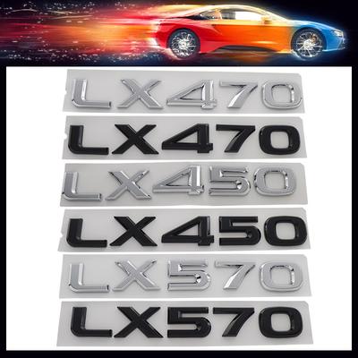 3D Premium LX450 LX470 LX570 for LX 450 LX 470 LX 570 Car Engine Hood Fender Trunk Tail Rear Decal Emblem Badge Sticker