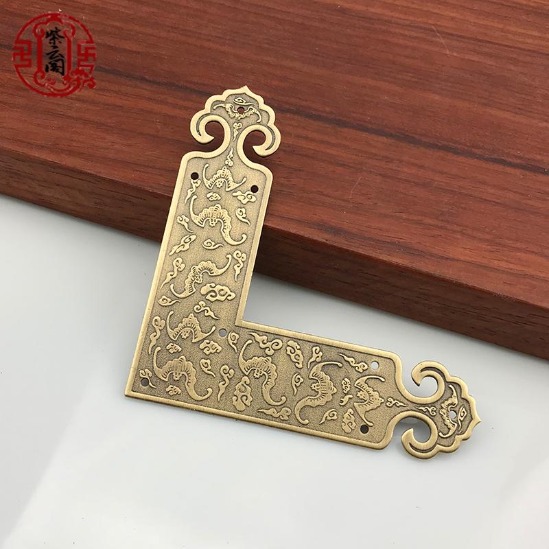 Cross Type L Type T Metal Corner Angle Bracket for Wood Box Feet Leg Corner Protector Jewelry Case Decorative Furniture Crafts