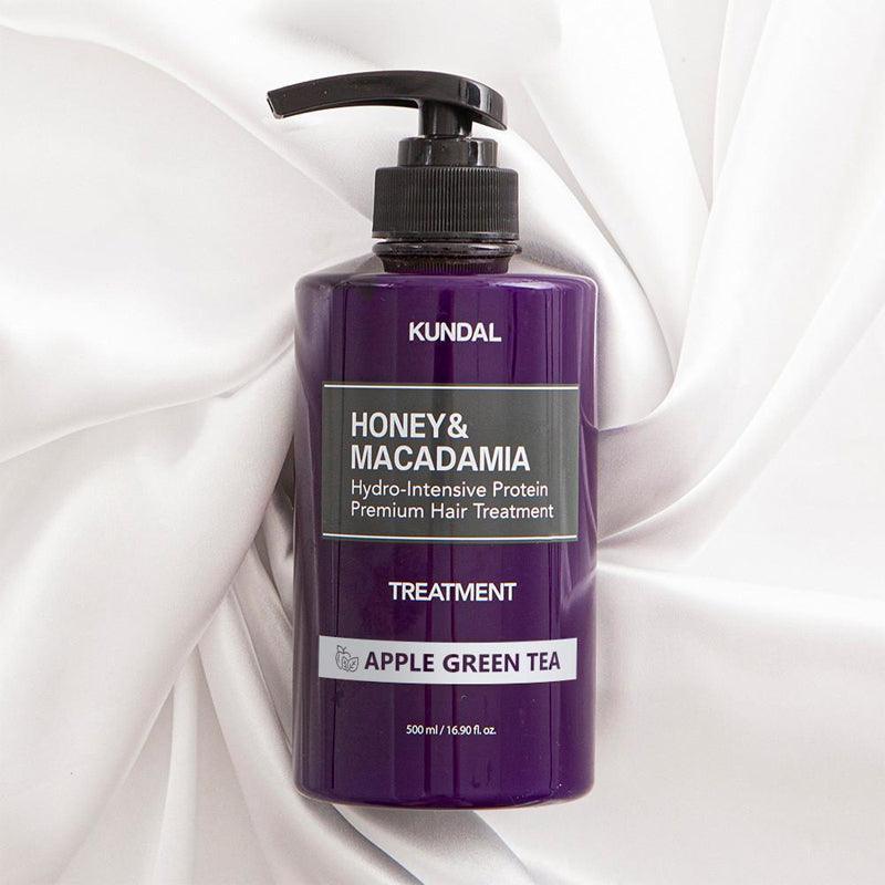 [KUNDAL] Honey & Macadamia Treatment #Apple Green Tea (Old ver.) 500ml