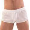 Aachet White Mesh Shorts - Barcode Berlin - Sexy Boxer