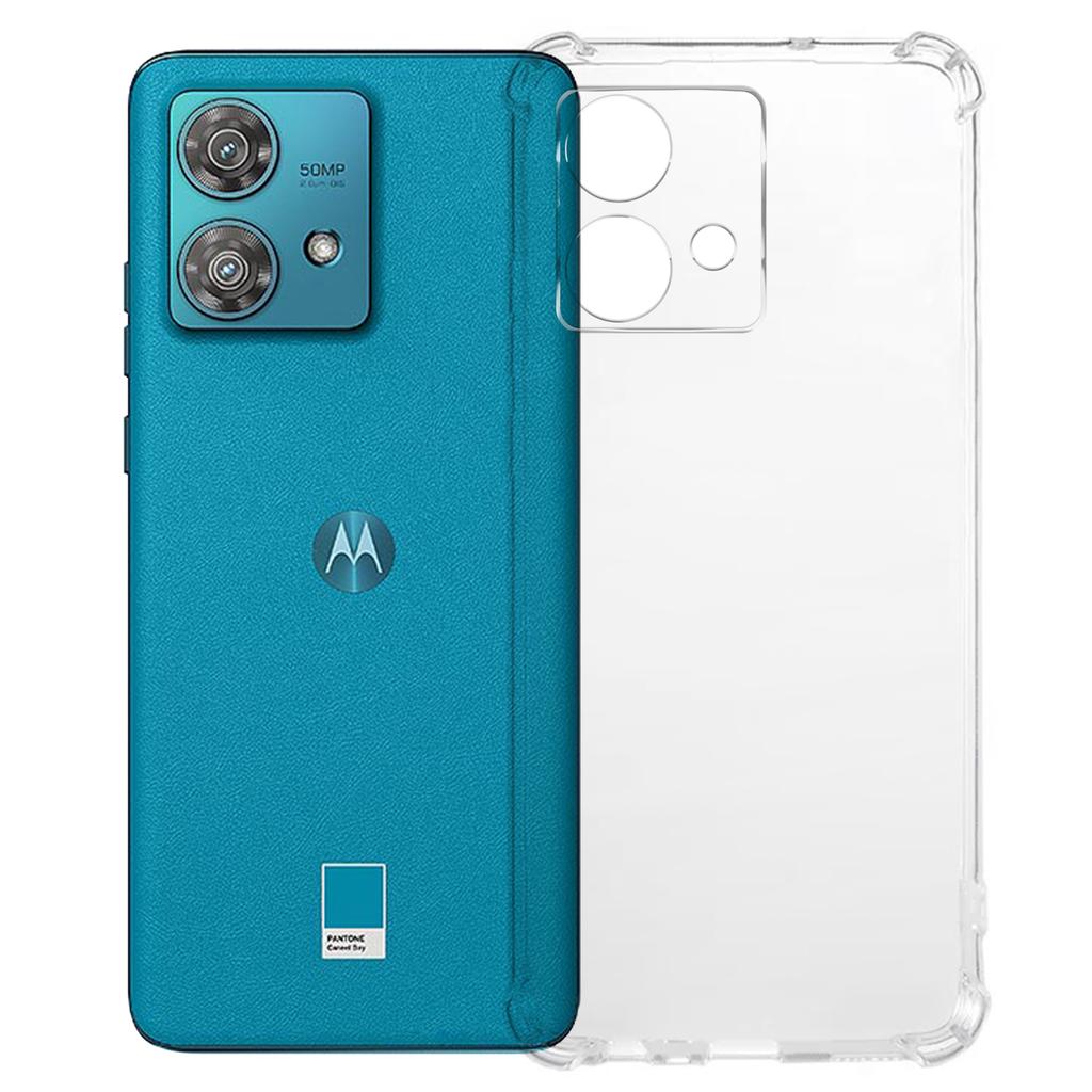 For Motorola Edge 40 Neo 5G Clear Phone Case 1.5mm TPU Shockproof Phone Cover