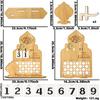 Moon Elegant Festival Countdown Castle Tabletop Ornament For Celebrations Festive