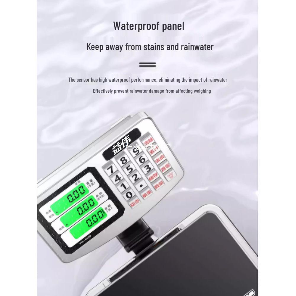 2025 High-Precision 300kg Commercial Electronic Bench Scale for Household & Street Vendor Use