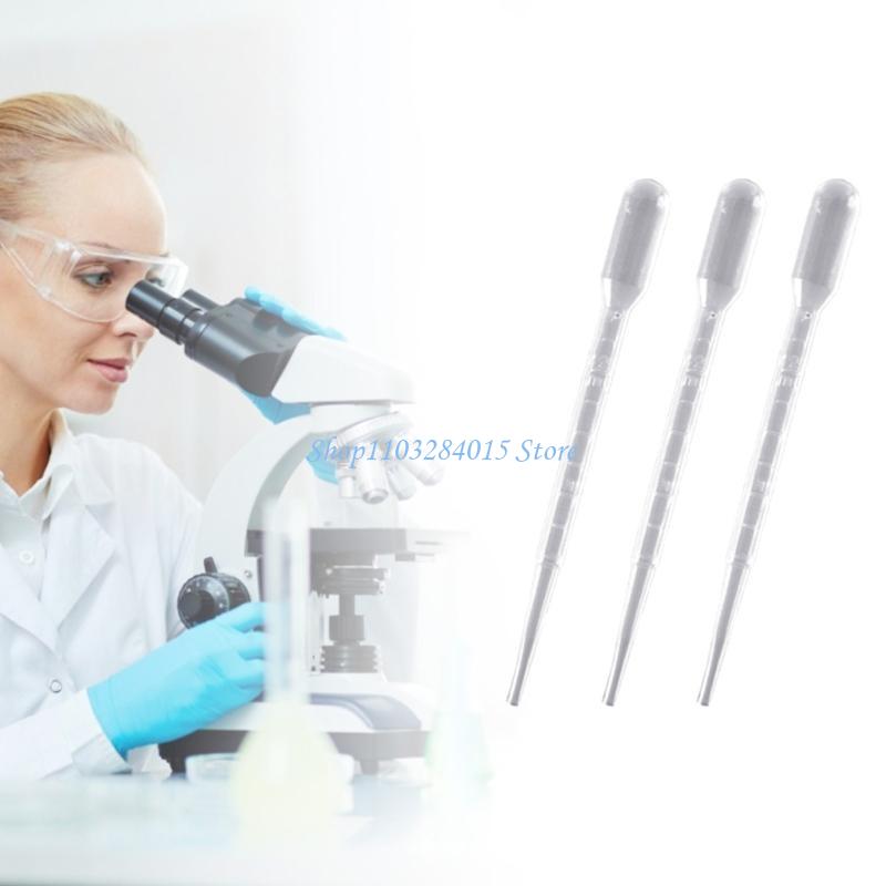 R6FF 100x/Set Disposable Pipettes 0.2/0.5/1/2/3/5ML Transfer Essential Oil Pipettes
