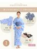 Yukata Set for Women Set Easy to Wear Includes Obi Perfect for Summer Festivals and Fireworks Displays Trendy Pattern Modern Japanese Style Stays in