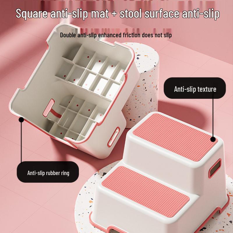 Children's Step Stool for Toilet, Toothbrushing, and Hand Washing