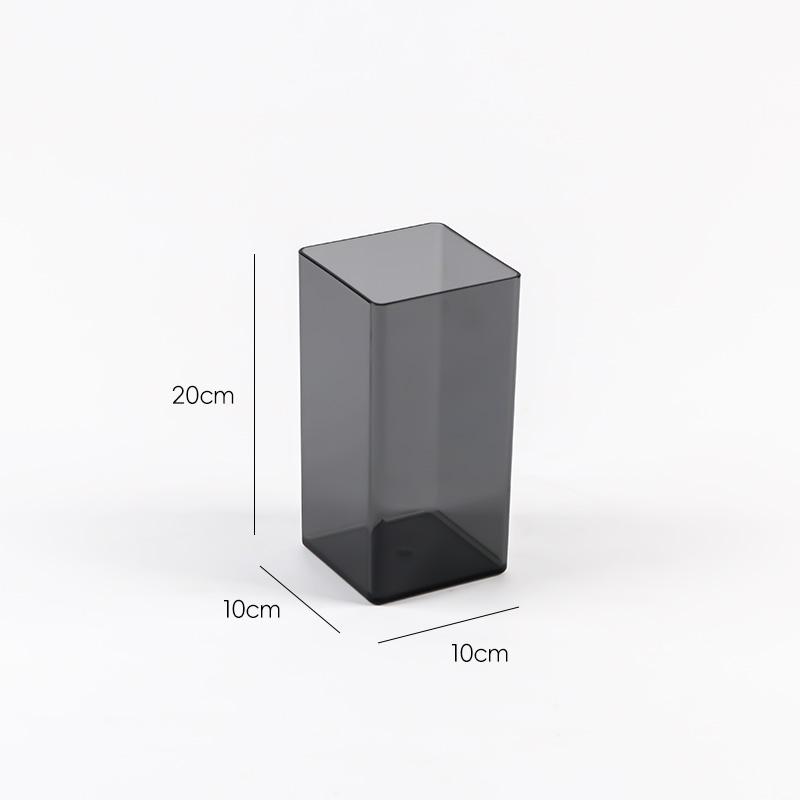Acrylic Flower Box Transparent Vase Flowers And Green Plants Flower Arrangement Hydroponic Container Square Box Floral Storage
