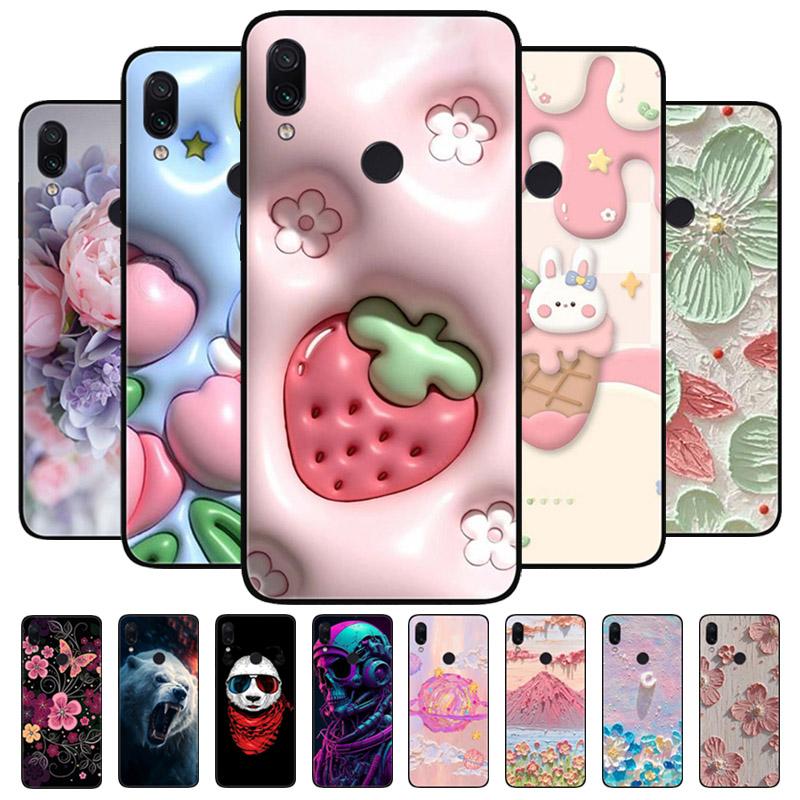 Beautiful Case For Xiaomi Redmi Note 7 Cases Cover Silicone Shockproof Protection Phone Case Shell For Redmi Note 7 7 Pro Fundas