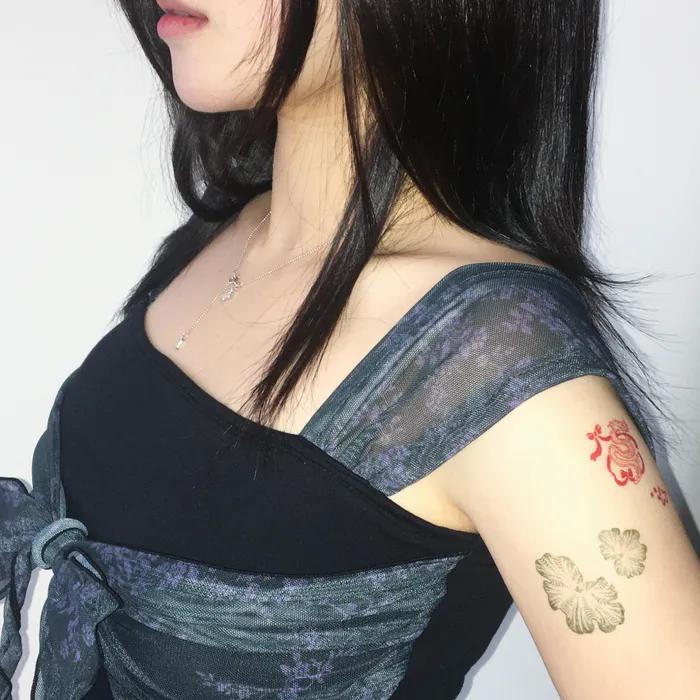 

набор тату-стикеров мими #02