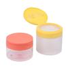 200-350Ml Makeup Remover Pad Jar With Tweezers Round Clear Container Jars Empty Bottle Wide Mouth Flap Bottle Storage Lotion