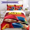 3-teiliges Alvin und die Chipmunks Bettwäsche-Set Bettbezug Verschluss Enthält 1 Bettbezug & 2 Kissenbezüge, Weich und Bequem für Alle Jahreszeiten.