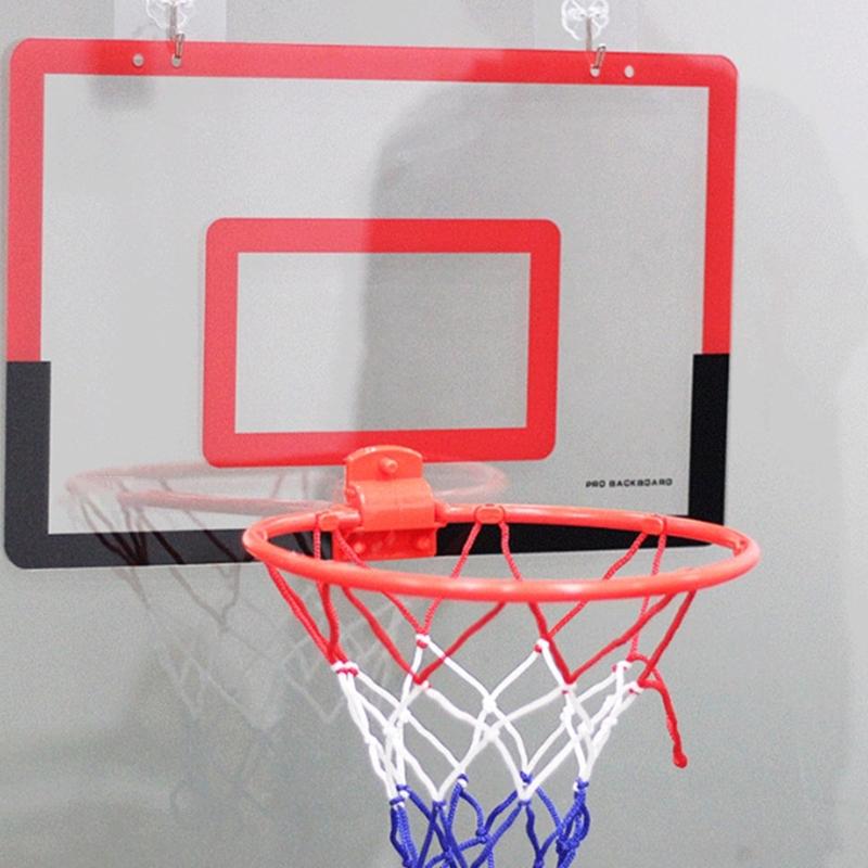 Brinquedo de Tabela de Basquete Portátil Pequeno Aro de Basquete para Exercício em Casa Suporte de Parede Cesta Elevatória Tabela Suspensa