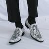 Moda Şık bol kesim erkek renk bloklu ayakkabılar Yürüyüş Babetleri Nefes alabilen Dış Mekan Slip on Günlük Ayakkabılar Erkek için İş Yeni modeller