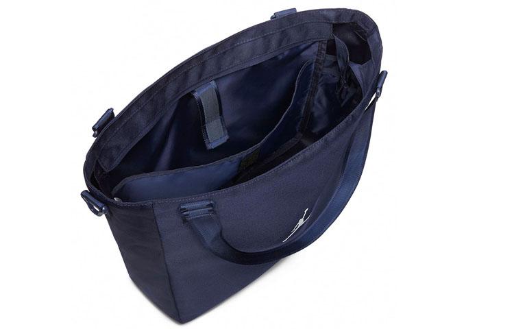 Jordan Artificial Leather Tote Bag, Shopping Bag, Shoulder Bag Unisex Navy Blue DM0520-410