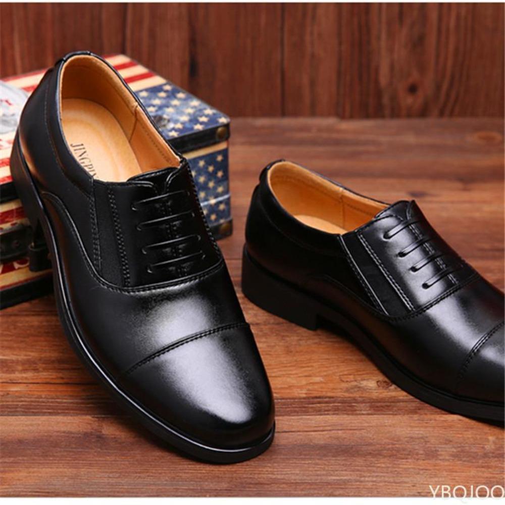 Men Dress Shoes Luxury  Business Leather Shoes for Mens Comfortable Pointed Social Shoe Male Sports Casual Footwear
