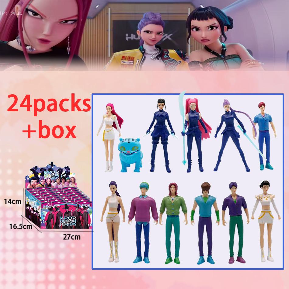 Anime Kpop Dämonenjäger Blind Box Figur Modell Cartoon Gaming Schreibtischdeko Kinder Sammlung Peripherie Geschenk